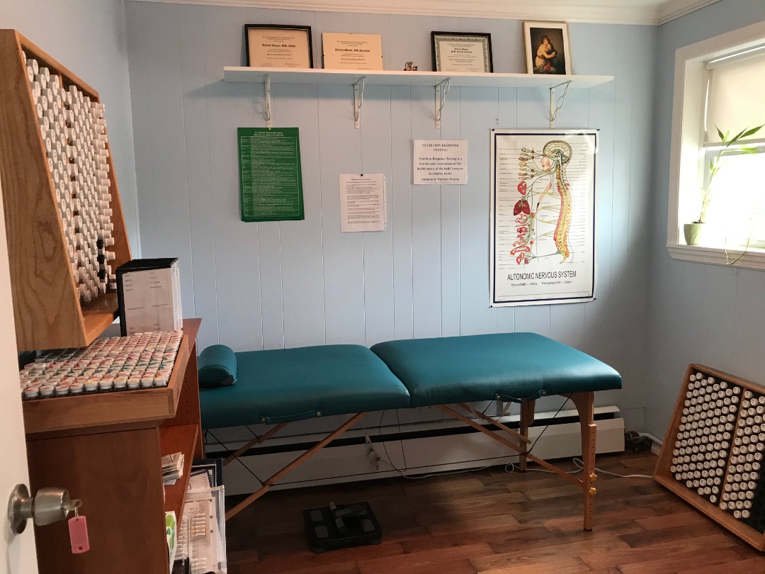 Nutrition Response Testing Room at our center. Nutrition Response Testing Room at our center.