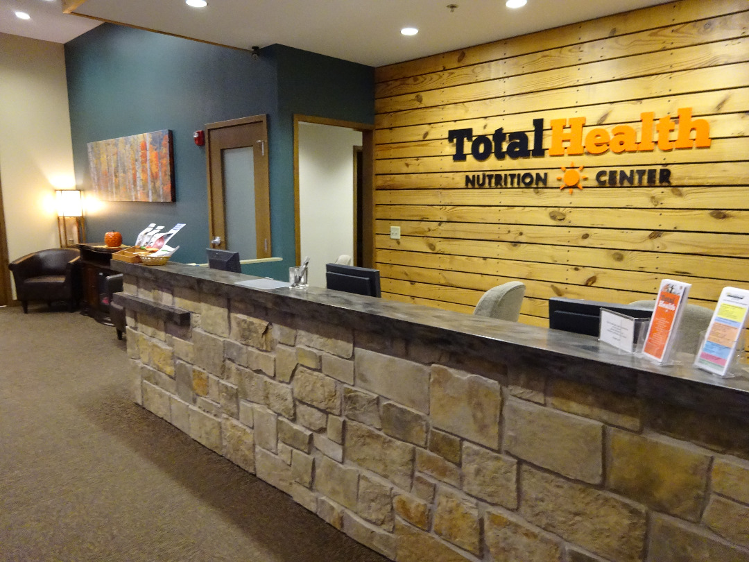 Clinic Reception Desk at Total Health Nutrition Center