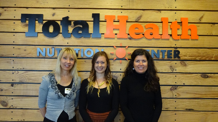 Mona, Paige, and Kristine. Practitioners at Total Health Nutrition Center