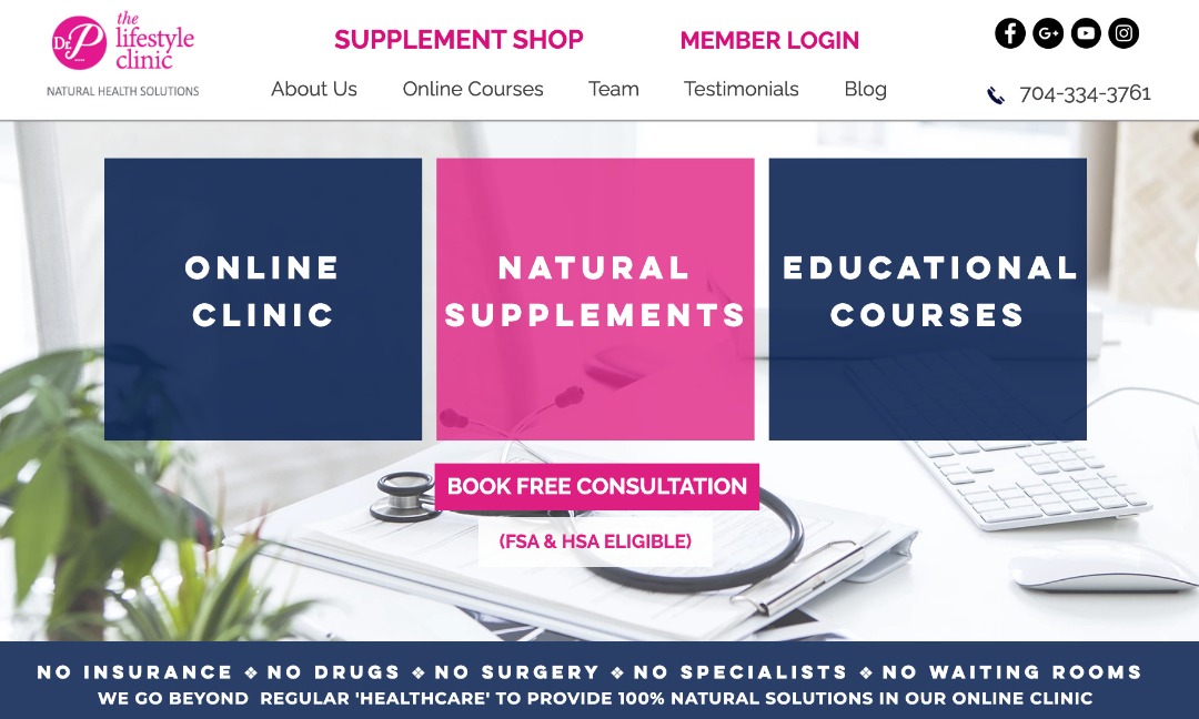 The Lifestyle Clinic provides high quality natural health services, products and education.