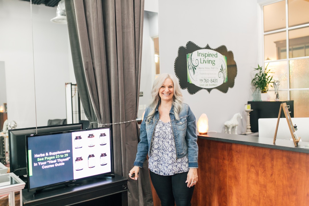 Dawna Weiss, founder of Inspired Living in Folsom, California Dawna Weiss, founder of Inspired Living in Folsom, California